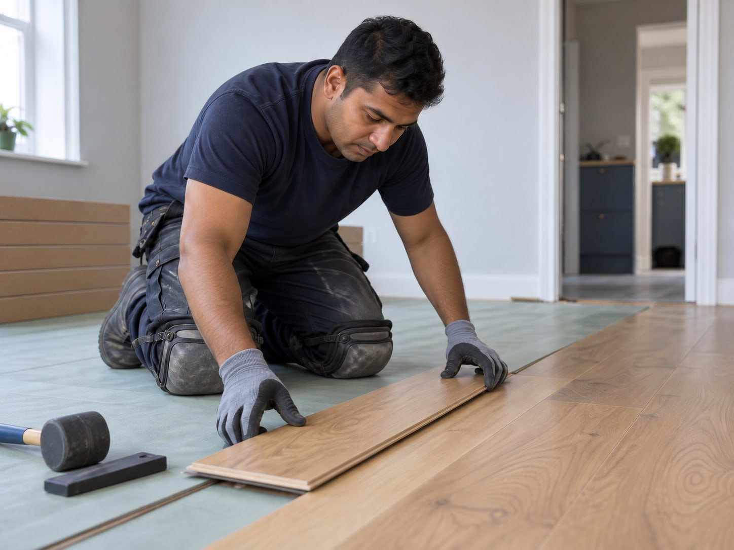 Illustrative flooring trade photograph: Flooring